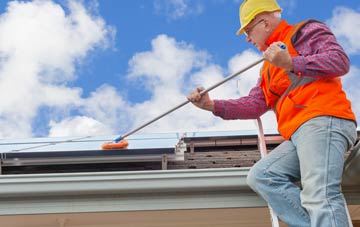 Thrashbush soft wash roof cleaning